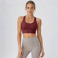 Brassière de sport push-up et débardeur yoga pour femme