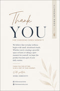 Customized Thank-you Card