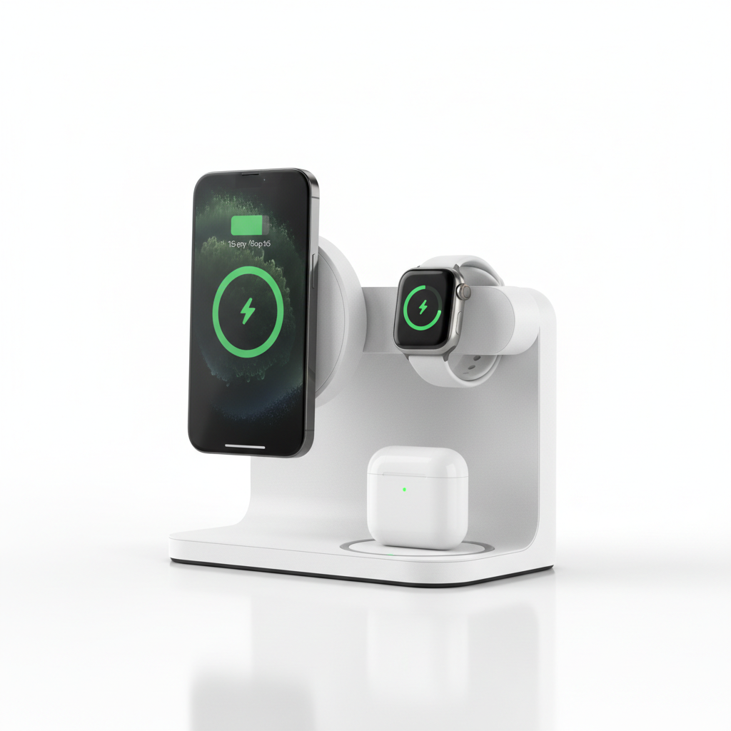 Chargeur magnétique 3-en-1 MagSafe rapide